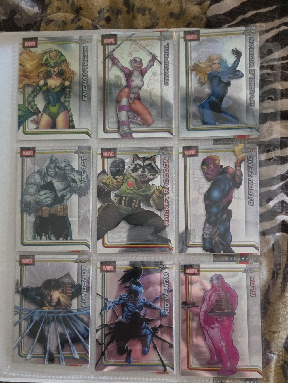 17 X 2026 Topps Chrome Marvel Cards